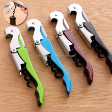 Multi-function Wine Corkscrew Stainless Steel Bottle Opener Knife Pull Tap Double Hinged Corkscrew Creative Promotional Gifts